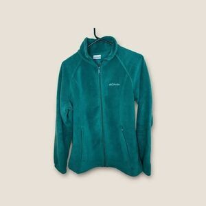 Columbia Three Rivers Fleece Jacket Green Large